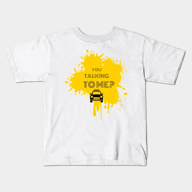 Taxi Kids T-Shirt by Digital Canvas Ltd